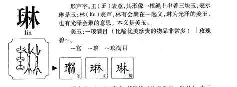 琳取名意思|琳字取名女孩名字寓意